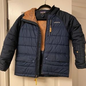 Patagonia Kids Puffer Jacket - Navy and Orange